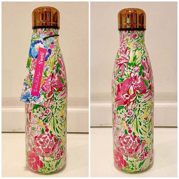 NWT Limited Edition Lilly Pulitzer x S’Well In The Groves 17 Oz Beverage Bottle - Picture 3 of 7